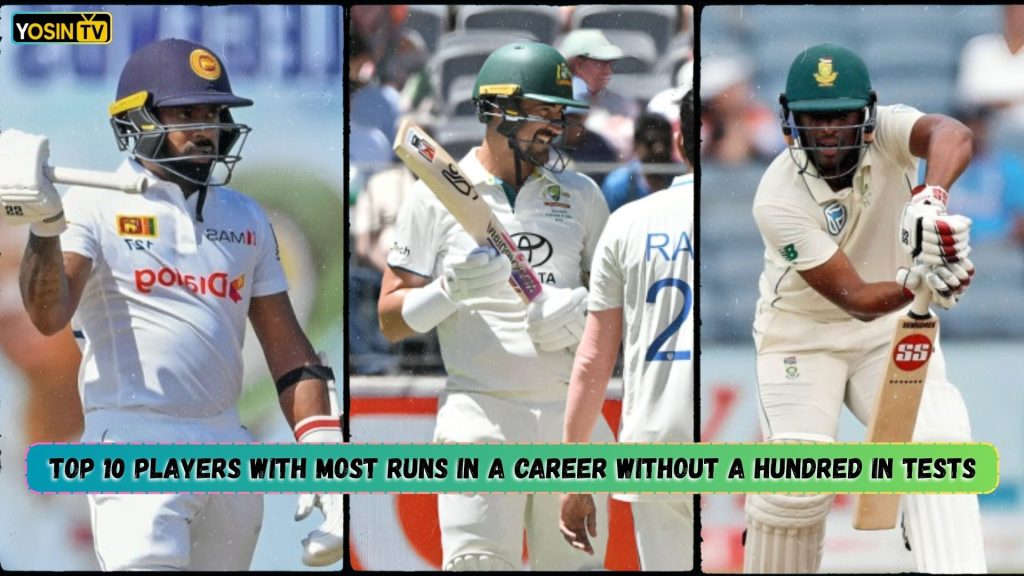 Most Runs in a Career Without a Hundred in Tests