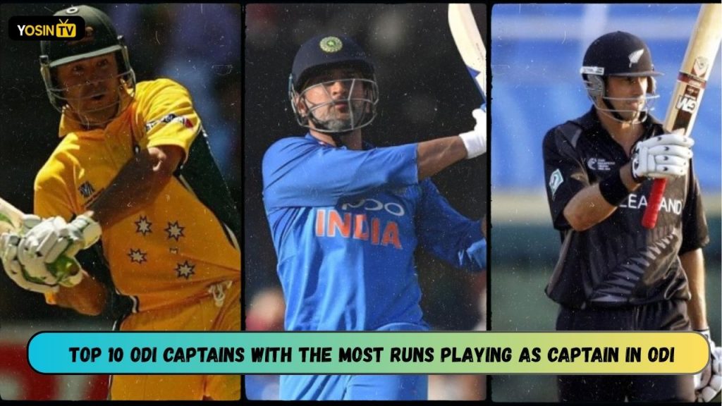 Most Runs Playing as Captain in ODI